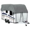 vidaXL Cubierta de techo para caravana tela no tejida gris 500x300 cm