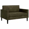 vidaXL Sill&oacute;n XXL Verde militar Cuero de Suede Sint&eacute;tico