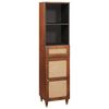 vidaXL Aparador Marr&oacute;n 38 x 33,5 x 160 cm Madera de mango maciza