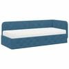 vidaXL Estructura de cama en esquina Azul 80 x 200 cm Terciopelo