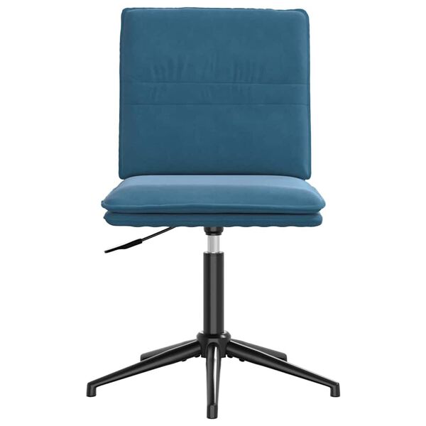 vidaXL Sillas de comedor 2 unidades terciopelo azul