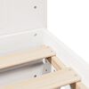 vidaXL Cama sin colchón madera maciza de pino blanca 180x200 cm