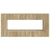 vidaXL Mesa Consola Roble Sonoma 155 x 29 x 74 cm Madera de ingenier&iacute;a