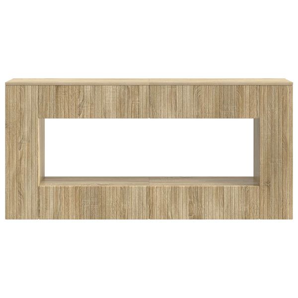 vidaXL Mesa Consola Roble Sonoma 155 x 29 x 74 cm Madera de ingenier&iacute;a