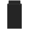 vidaXL Muebles para TV 2 uds madera de ingeniería negro 75x30x50 cm