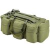 vidaXL Bolso de lona estilo militar 3-en-1 45 L verde oliva