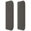 vidaXL Cabecero de terciopelo gris oscuro 103x16x78/88 cm