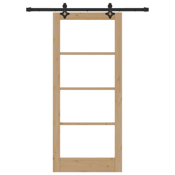 vidaXL Puerta Corredera Natural 86 x 198,5 cm