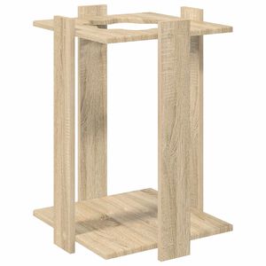 vidaXL soporte para tacos de billar Madera de ingenier&iacute;a Roble Sonoma
