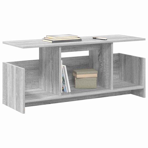 vidaXL Soporte de TV Gris Sonoma 102 x 35 x 45 cm Madera de ingenier&iacute;a