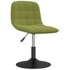 vidaXL Sillas de comedor giratorias 4 unidades terciopelo verde claro