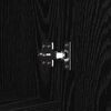 vidaXL Aparador Roble Negro 69,5 x 34 x 90 cm Madera de ingenier&iacute;a