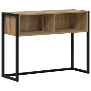 vidaXL Mesa Auxiliar Roble artisan 100 x 36 x 75 cm