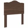 vidaXL Cabecero Roble Marr&oacute;n Madera contrachapada
