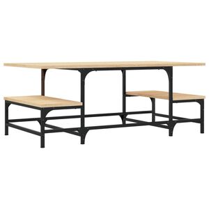vidaXL Mesa de centro madera de ingenier&iacute;a roble Sonoma 100x50,5x40 cm