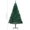 vidaXL &Aacute;rbol de Navidad preiluminado con luces y bolas verde 180 cm