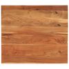 vidaXL Tablero de mesa rectangular madera maciza acacia 100x80x2,5 cm