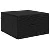 vidaXL Armario de Noche Roble negro 35 x 35 x 20 cm