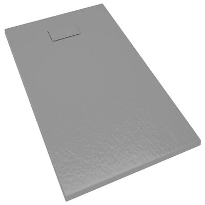 vidaXL Plato de ducha SMC gris 120x70 cm