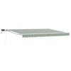 vidaXL Armaz&oacute;n de toldo manual con LEDs Verde y 4,5 x 3,5 m