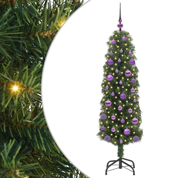 vidaXL &Aacute;rbol de Navidad artificial Verde 150 cm PVC, Acero y Pl&aacute;stico