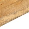 vidaXL Tablero de mesa rectangular madera maciza mango 100x30x3,8 cm