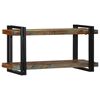 vidaXL Estante de pared multicolor de madera maciza reciclada