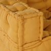 vidaXL Sof&aacute; modular de tela amarillo 70x70x54