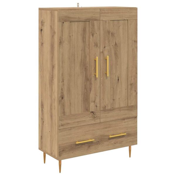 vidaXL Alacena Roble artesanal 69,5 x 31 x 115 cm Madera contrachapada
