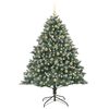 vidaXL &Aacute;rbol de Navidad artificial Verde 180 cm PVC, Pl&aacute;stico y Acero