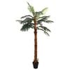 vidaXL &Aacute;rbol Cocuspalm Artificial Verde 70 x 20 x 200 cm Tela y Bamb&uacute;