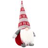 vidaXL Gnomo de Navidad Rojo 45 cm Poli&eacute;ster