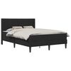 vidaXL Estructura de cama con colch&oacute;n Negro 160 x 200 cm Terciopelo