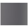 vidaXL Estante estantería 8 uds contrachapada gris brillo 60x50x1,5 cm