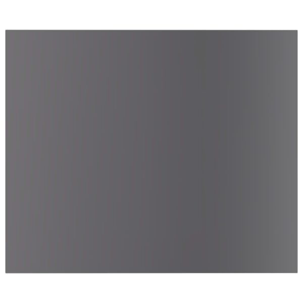 vidaXL Estante estantería 8 uds contrachapada gris brillo 60x50x1,5 cm