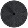 vidaXL Base para sombrilla Art Deco Negro &Oslash; 45 x 39,5 cm Hierro
