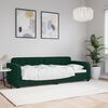 vidaXL Sofá cama sin colchón terciopelo verde oscuro 80x200 cm