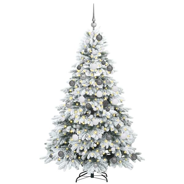 vidaXL &Aacute;rbol de Navidad artificial con 300 LED 180 cm PE y PVC