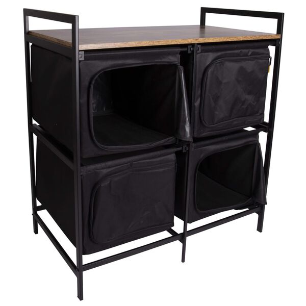 Bo-Camp Armario de cocina Lawton negro