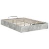 vidaXL Estructura de Cama Ottoman Gris Concreto 120 x 190 cm