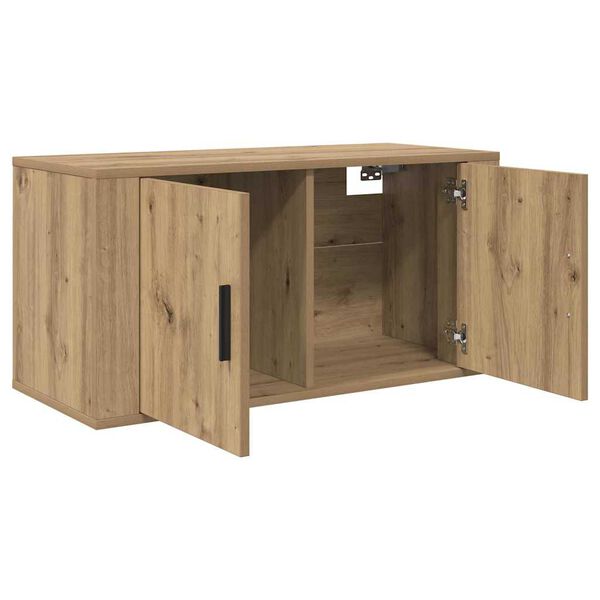vidaXL Mueble para TV montado en la pared Roble artisan