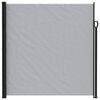 vidaXL Toldo lateral retr&aacute;ctil Gris 500 x 180 cm Poli&eacute;ster