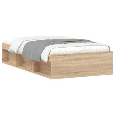 vidaXL Estructura de cama roble Sonoma 90x190 cm