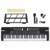 vidaXL Teclado el&eacute;ctrico de piano de 61 teclas con atril para ni&ntilde;os