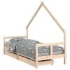 vidaXL Estructura de cama para ni&ntilde;os con cajones madera pino 80x200 cm