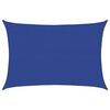 vidaXL Toldo de vela rectangular HDPE azul 160 g/m&sup2; 4x5 m