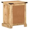 vidaXL Mesita de noche madera maciza de mango 40x35x50 cm