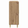 vidaXL Vitrina Roble artesanal 69,5 x 34 x 90 cm Madera contrachapada