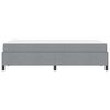 vidaXL Cama tipo Box Spring Gris Claro 120 x 200 cm tela