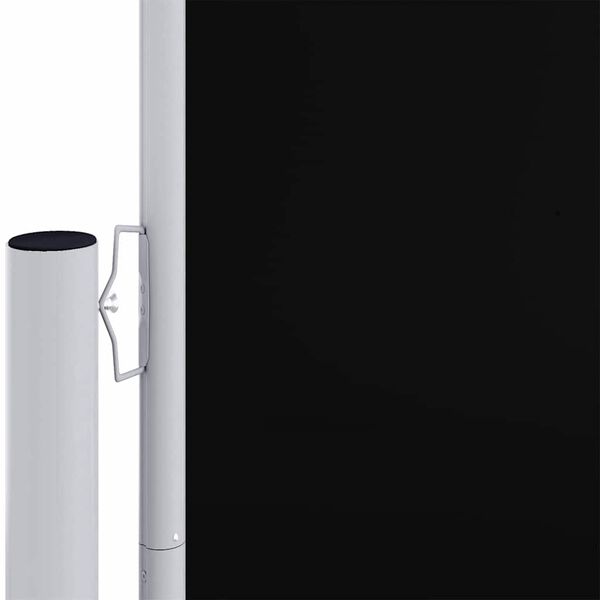 vidaXL Toldo lateral retráctil negro 200x1000 cm